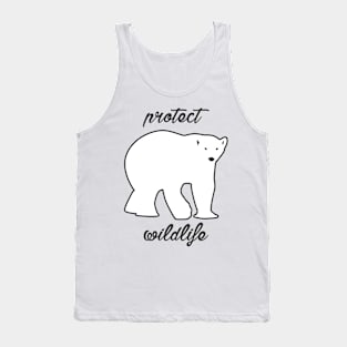 protect wildlife - polar bear Tank Top